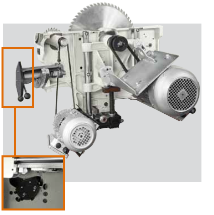 Scie circulaire à format inclinable Xenia 40